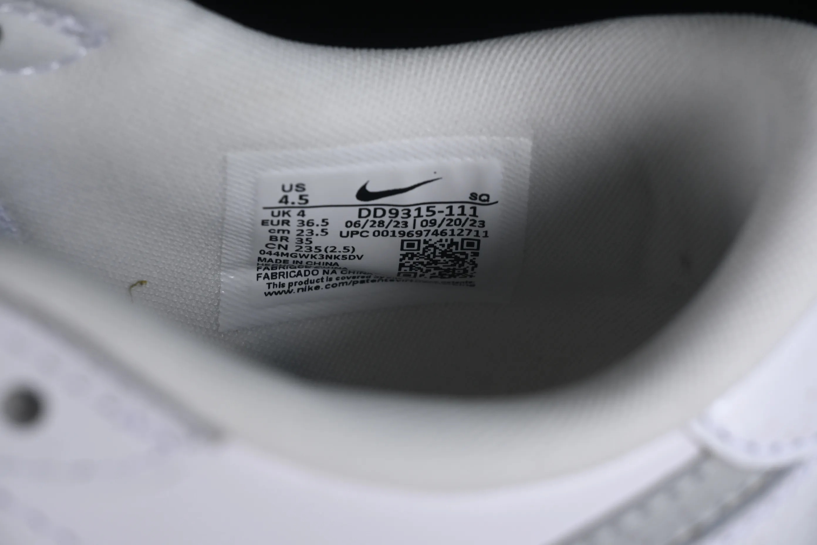 All categories Air Jordan Jordan series basketball shoes Air Jordan 1 Low G version pure original Air Jordan 1 Low Golf AJ1 Joe 1 new golf version raw rubber white DD9315-111